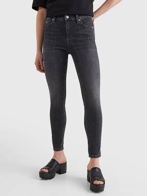 Denim Tommy Hilfiger Nora Mid Rise Skinny Ankle Women's Jeans | TH809XGR