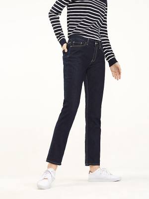 Denim Tommy Hilfiger Rome Heritage Straight Leg Women's Jeans | TH139OJE