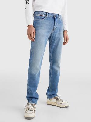 Denim Tommy Hilfiger Ryan Straight Faded Men's Jeans | TH760AQD