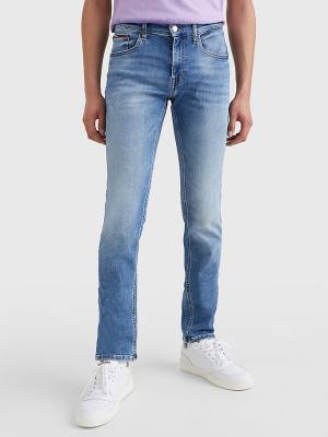 Denim Tommy Hilfiger Scanton Slim Faded Men's Jeans | TH190PCZ