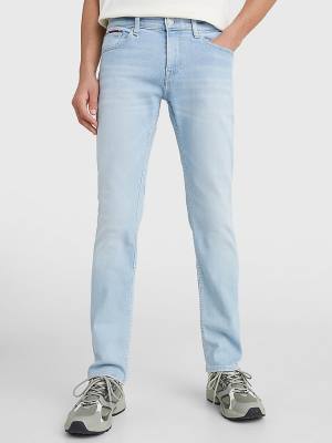 Denim Tommy Hilfiger Scanton Slim Faded Men's Jeans | TH320BOL