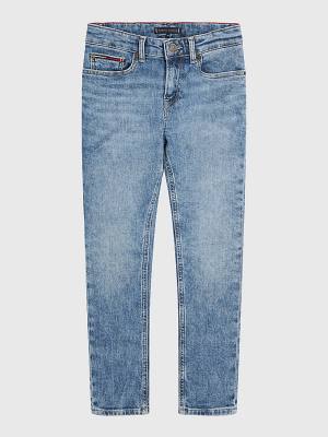 Denim Tommy Hilfiger Scanton Slim Faded Hemp Boys' Jeans | TH748MPF