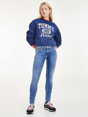 Denim Tommy Hilfiger Sophie Low Rise Skinny Faded Women's Jeans | TH320JHC