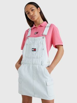 Denim Tommy Hilfiger Surplus Denim Dungaree Women's Dress | TH035ABR