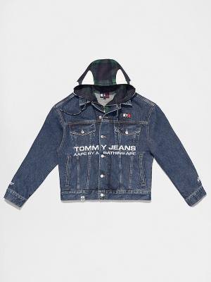 Denim Tommy Hilfiger Tommy X AAPE Denim Men's Jackets | TH208UNA