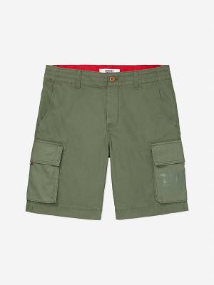 Green Tommy Hilfiger Adaptive Cargo Men's Shorts | TH359PTB