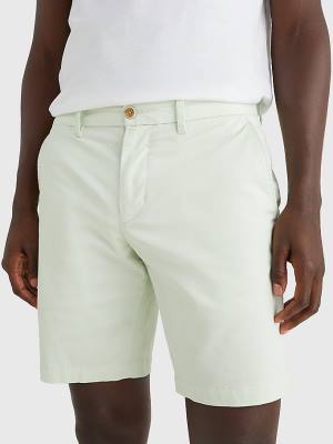 Green Tommy Hilfiger Essential 1985 Organic Cotton Men's Shorts | TH385LJK