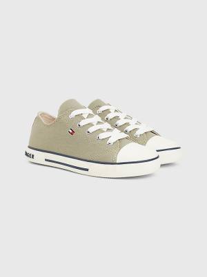 Green Tommy Hilfiger Low-Top Boys' Sneakers | TH402NTD