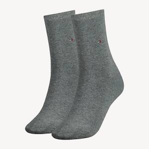 Grey Tommy Hilfiger 2-Pack Casual Women's Socks | TH085ZJN