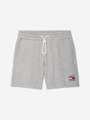 Grey Tommy Hilfiger Adaptive Logo Women's Shorts | TH625YEU