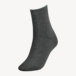 Grey Tommy Hilfiger Cotton Women's Socks | TH097ORC