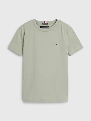 Grey Tommy Hilfiger Essential Organic Cotton Boys' T Shirts | TH643HBF