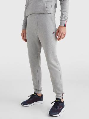 Grey Tommy Hilfiger Sport Terry Joggers Men's Pants | TH290GZT