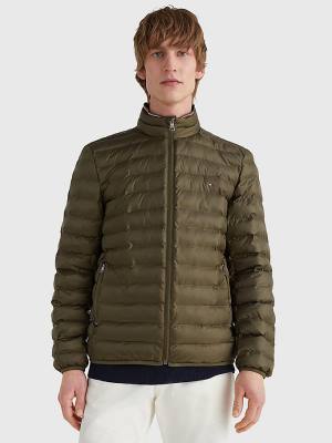 Khaki Tommy Hilfiger TH Warm Padded Men's Jackets | TH804BKX