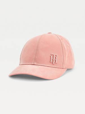 Orange Tommy Hilfiger Fresh Monogram Embroidery Cap Women's Hats | TH853WOM