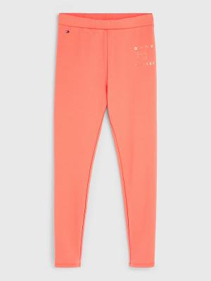 Orange Tommy Hilfiger Ponti di Roma Leggings Girls' Pants | TH087VOA