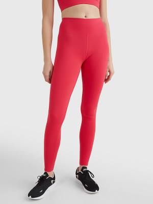 Pink Tommy Hilfiger Sport Full Length Women's Leggings | TH785JLU