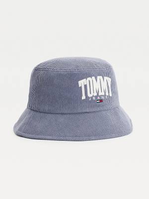 Purple Tommy Hilfiger College Bucket Men's Hats | TH642PFM