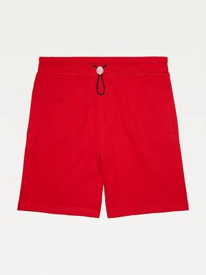 Red Tommy Hilfiger Adaptive Regular Fit Men's Shorts | TH309ZWX