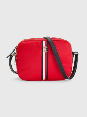 Red Tommy Hilfiger Signature Crossover Women's Bags | TH320WXU