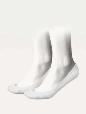 White Tommy Hilfiger 2-Pack Ballerina Women's Socks | TH812MRP