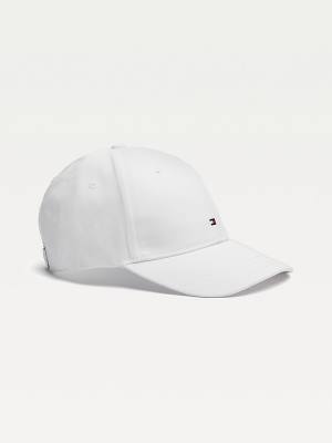 White Tommy Hilfiger Classic Baseball Cap Men's Hats | TH817HAY