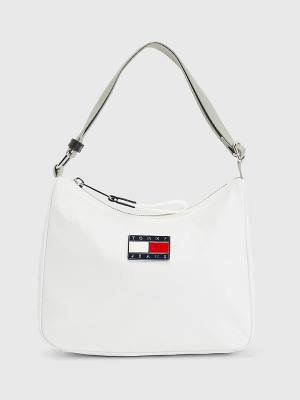 White Tommy Hilfiger Festival Shoulder Women's Bags | TH107QUK