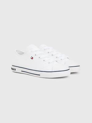 White Tommy Hilfiger Low-Top Boys' Sneakers | TH932XDH