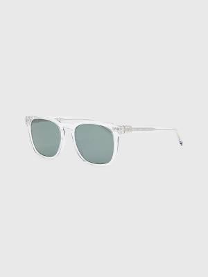 White Tommy Hilfiger Rectangular Men's Sunglasses | TH094RNW