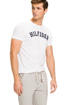 White Tommy Hilfiger Tommy Hilfiger Logo Men's Pyjamas | TH847GIH