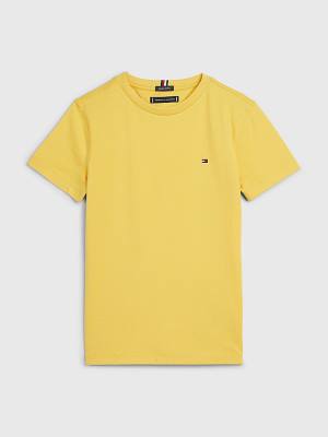 Yellow Tommy Hilfiger Essential Organic Cotton Boys' T Shirts | TH013JUQ