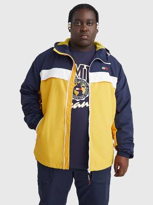 Yellow Tommy Hilfiger Plus Chicago Windbreaker Men's Jackets | TH293EDM