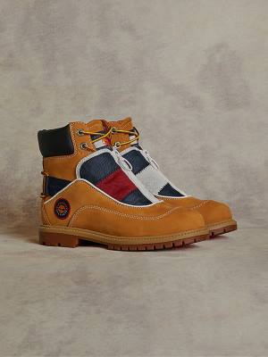 Yellow Tommy Hilfiger TOMMYXTIMBERLAND Remixed C&S Women's Boots | TH154VYA