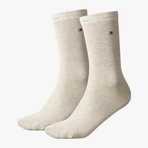 Beige Tommy Hilfiger 2-Pack Casual Women\'s Socks | TH159WOC