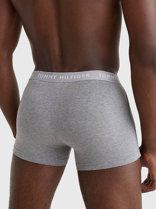 Beige Tommy Hilfiger 3-Pack Essential Recycled Cotton Trunks Men's Underwear | TH908LNQ