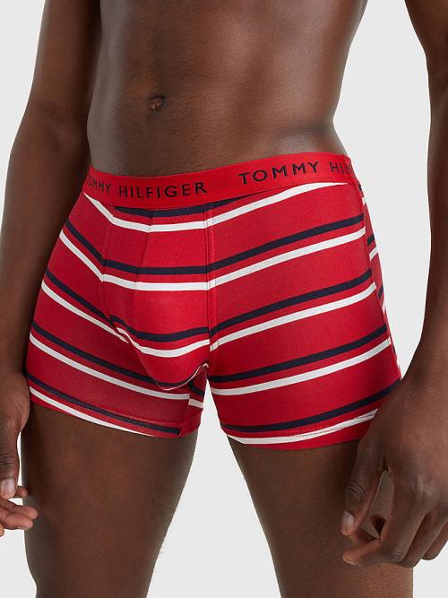 Beige Tommy Hilfiger 3-Pack Essential Recycled Cotton Trunks Men's Underwear | TH908LNQ