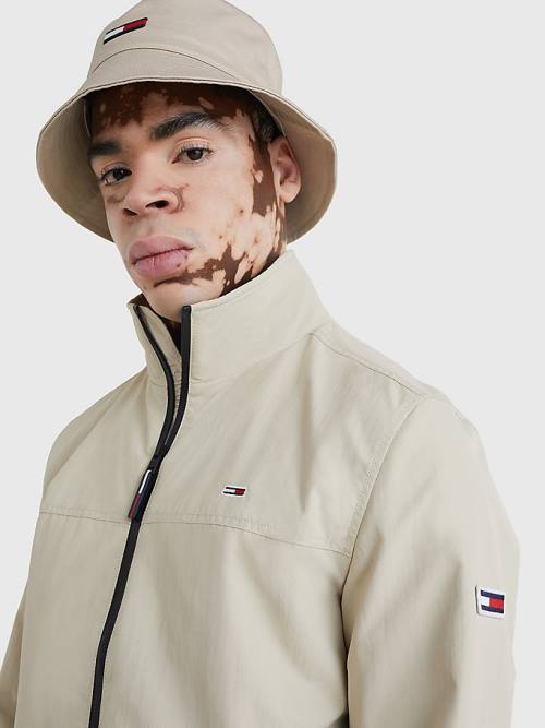 Beige Tommy Hilfiger Classics Bomber Men's Jackets | TH046TRG