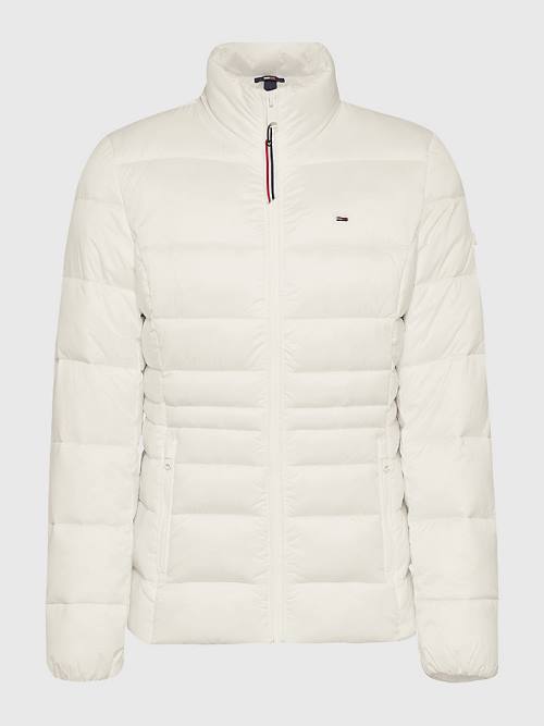 Beige Tommy Hilfiger Down Quilted Women's Jackets | TH948OND