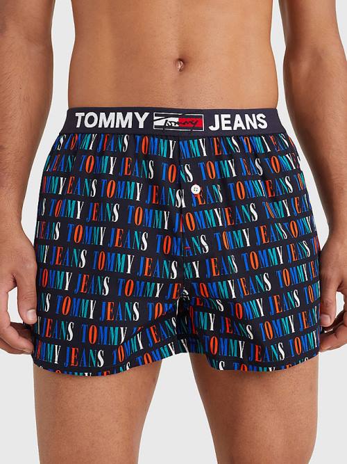 Beige Tommy Hilfiger Logo Waistband Boxer Shorts Men\'s Underwear | TH806QGL