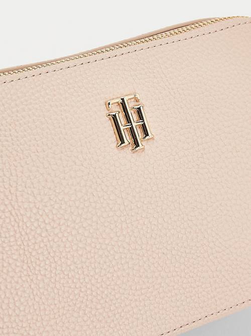 Beige Tommy Hilfiger Monogram Camera Women's Bags | TH198ECD