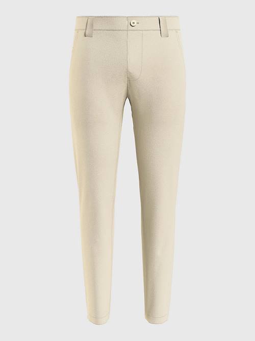 Beige Tommy Hilfiger Scanton Slim Fit Chinos Men's Pants | TH264TOS