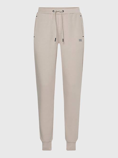 Beige Tommy Hilfiger Tech Essentials Joggers Men's Pants | TH964LHW