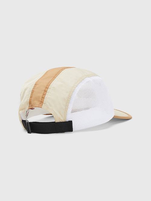 Beige Tommy Hilfiger Travel Mesh Cap Men's Hats | TH471KJD