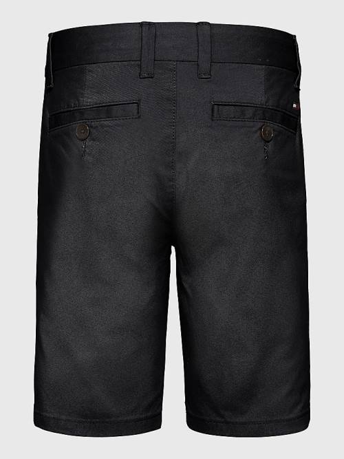 Black Tommy Hilfiger 1985 Essential Chino Shorts Boys' Pants | TH681HKU