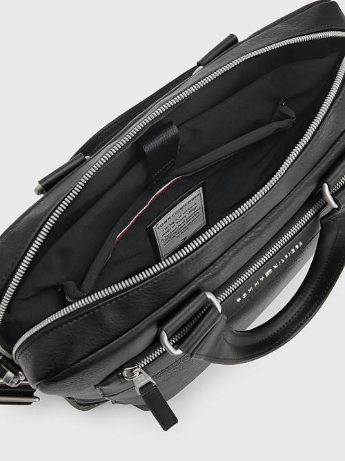 Black Tommy Hilfiger 1985 Slim Computer Men's Bags | TH978CFH