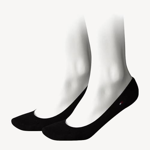 Black Tommy Hilfiger 2-Pack Invisible Women\'s Socks | TH297AXP