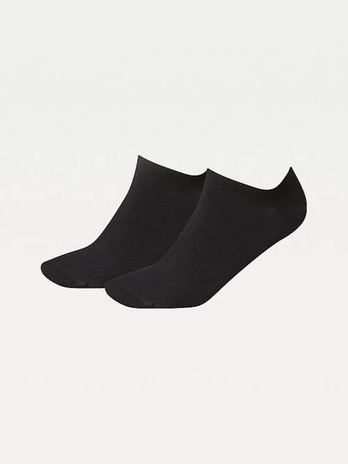 Black Tommy Hilfiger 2-Pack Trainer Women\'s Socks | TH934JDL