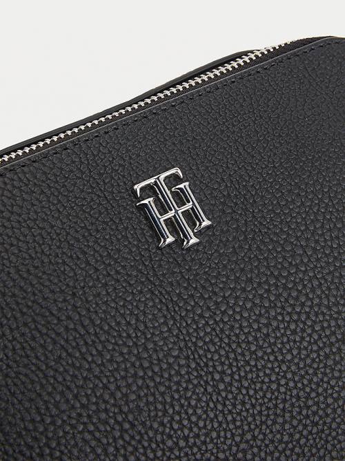 Black Tommy Hilfiger Adjustable Strap Camera Women's Bags | TH015CXR