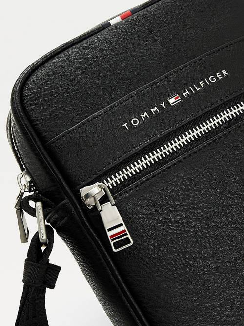 Black Tommy Hilfiger Casual Small Reporter Men's Bags | TH208XUS