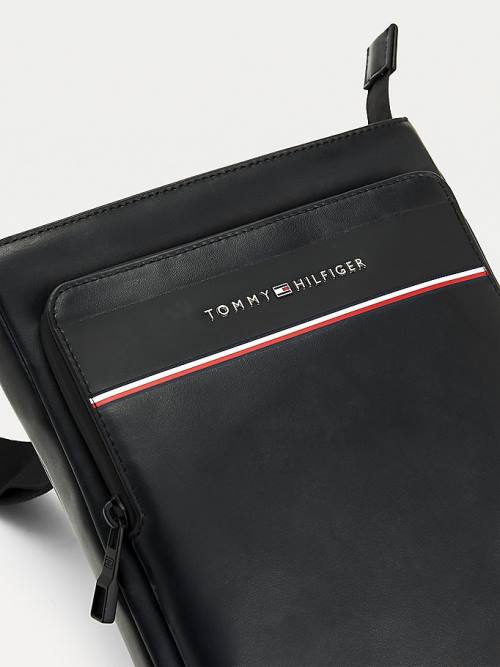 Black Tommy Hilfiger Commuter Crossover Men's Bags | TH780RZF